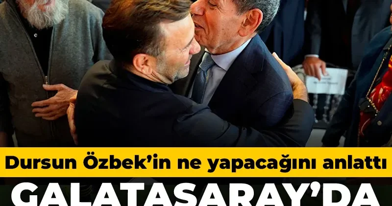 Galatasaray da Dursun Özbek in Okan Buruk kararını duyurdu