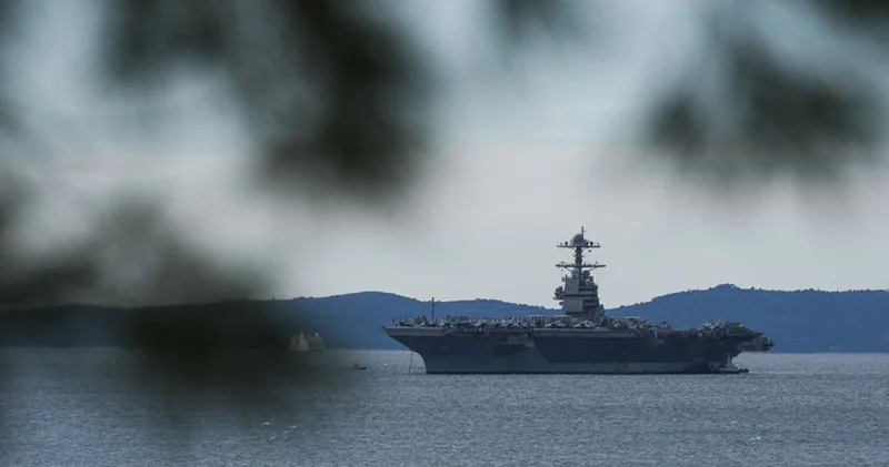 11 aydır görevdeydi: ABD nin USS Gerald R. Ford uçak gemisi ülkeye döndü Dış Haberler