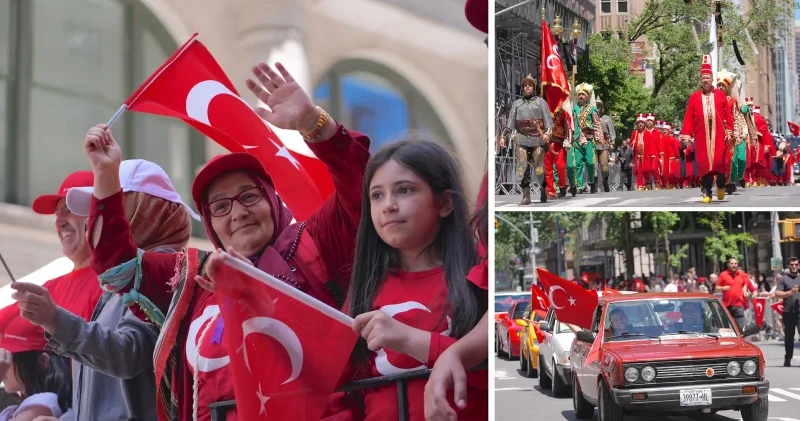 New York ta 43. Türk Günü Yürüyüşü coşkuyla kutlandı: Binlerce kişi bir aradaydı Dünya Haberleri