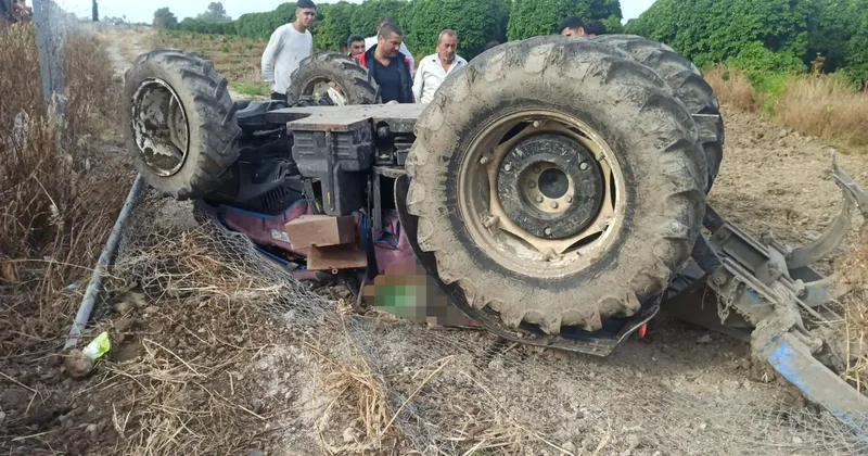 Traktör devrildi, sürücü hayatını kaybetti