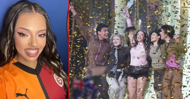 Eurovision da birinci olmadan Galatasaray forması giyip video çekmiş Sözcü Gazetesi