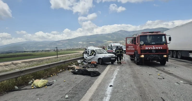 Gaziantep te feci kazada 2 can kaybı, 2 yaralı