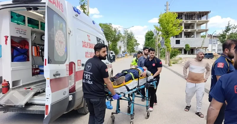 Elektrikli motor devrildi: 1 yaralı
