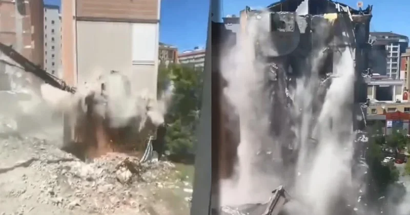 Facianın eşiğinden dönüldü: Esenyurt ta bina yıkım sırasında aniden çöktü Sözcü Gazetesi