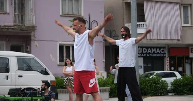 Meydanda spor ve müzik coşkusu Manisa Haberleri