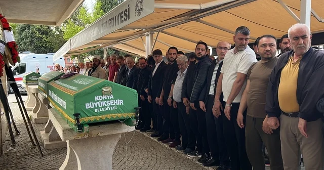 Konya da oğulları tarafından öldürülen çift, son yolculuğuna uğurlandı Konya Haberleri
