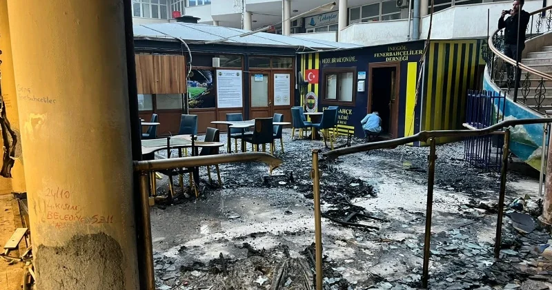 Bursa da dernek binasında yangın: Fail olduğu düşünülen iki çocuk yakalandı Gündem Haberleri