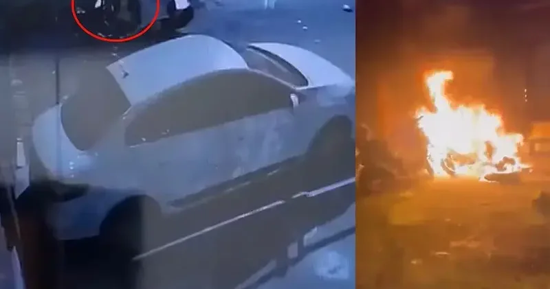 Beyoğlu’nda tartıştığı kişinin motosikletini kundakladı 4 motosiklet yandı: Gereksiz yere gaza bastı tartıştık