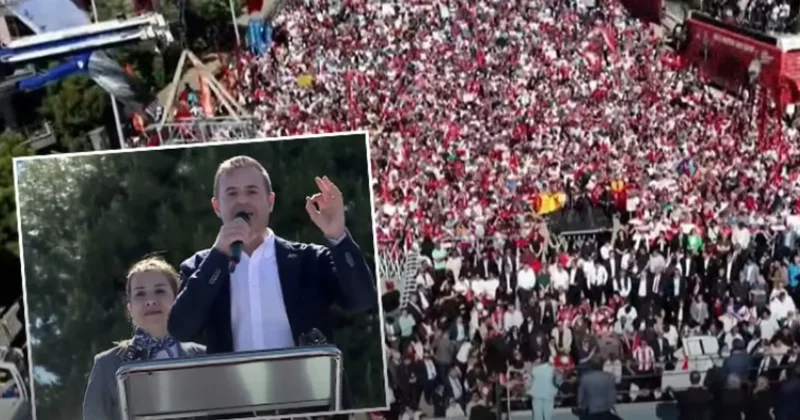 AKP ye geçecek denilen başkan tıklım tıklım dolu meydandan cevap verdi Sözcü Gazetesi