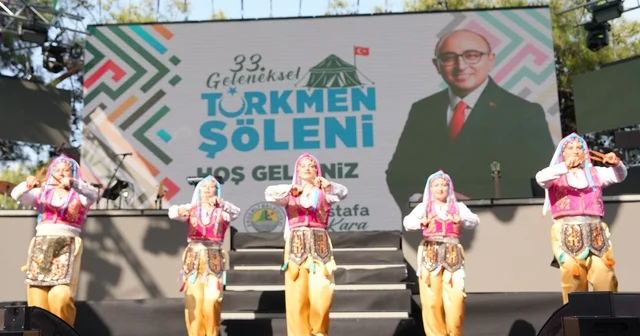 33. Geleneksel Türkmen Şöleni ne binlerce kişi katıldı Mersin in Erdemli ilçesinde birçok ülkeden konukların da katıldığı şölende kıl çadırlar kuruldu, yayık ayranı ve sıkma ikram edildi Mersin Haberleri