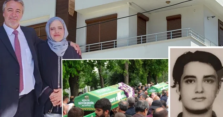 Oğulları tarafından katledilen çifte acı veda