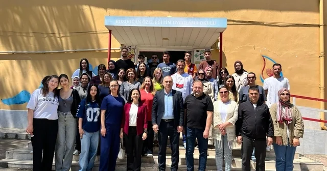 Bozdoğan MYO öğrencileri özel eğitim öğrencileriyle bir araya geldi Aydın Haberleri