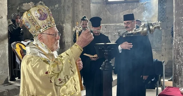Fener Rum Patriği Bartholomeos, Nevşehir de ayin yönetti Nevşehir Haberleri