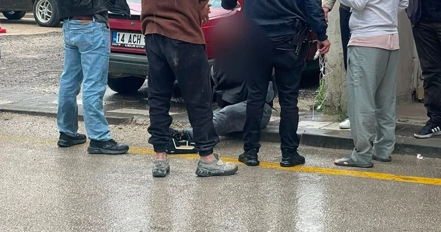 Kendisini uyaran polise saldıran yabancı uyruklu şüpheli gözaltına alındı Bolu Haberleri