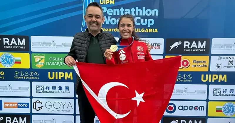 Milli pentatlet İlke Özyüksel den altın madalya! Spor Haberleri