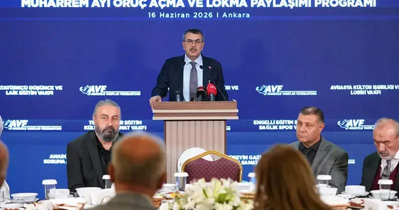 Bakan Tekin: Aynı lokmayı paylaşmak, aynı kaderi paylaşabilme iradesinin de göstergesidir