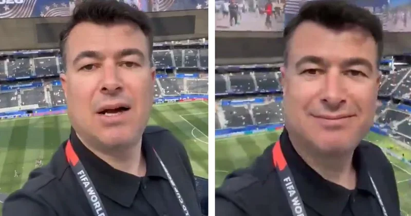 Görevden alınan TRT spikerinin maç öncesi videosu ortaya çıktı