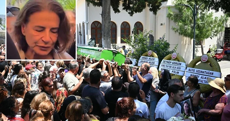 Evlat acısıyla yıkılan annenin feryadı yürekleri dağladı: Ece İrtem in annesi cenazede ayakta duramadı Son Yolculuğuna Uğurlandı
