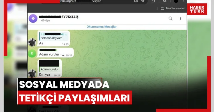 Sosyal medyada tetikçi paylaşımları