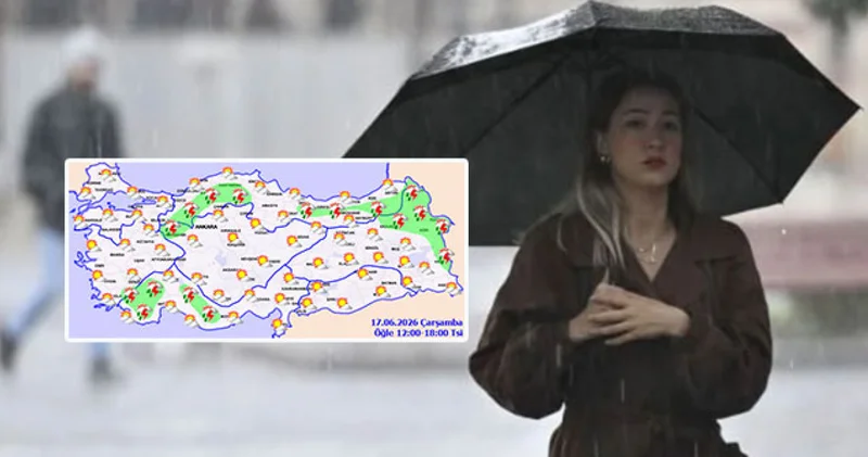 Hava durumu: Meteoroloji den saatli uyarı... 5 bölgede yağış var Sıcaklık kaç derece Son dakika haberleri