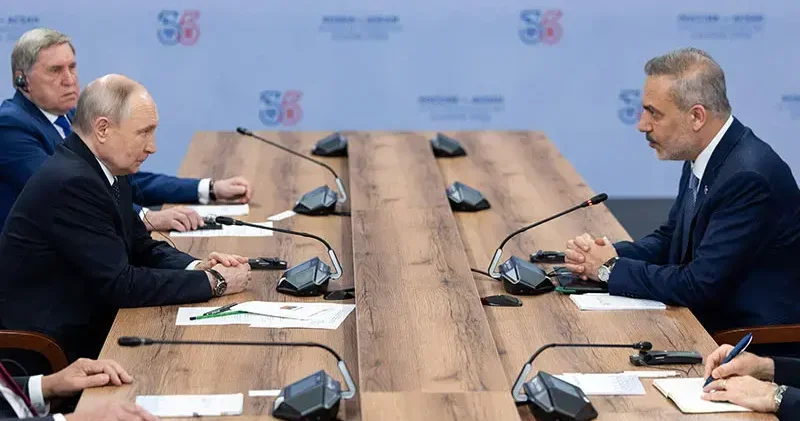 Dışişleri Bakanı Fidan, Rusya Devlet Başkanı Putin tarafından kabul edildi