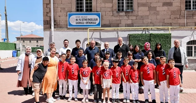 ERÜ Rektörü Prof. Dr. Altun, özel öğrencileri ziyaret etti Kayseri Haberleri Habertürk Yerel Haberler