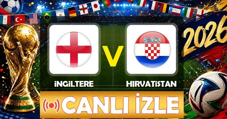 Canlı Anlatım: İngiltere Hırvatistan maçı