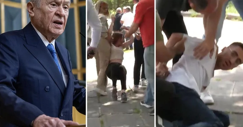 Bahçeli nin Yanındayız dediği öğretmenlere ekiplerden sert müdahale