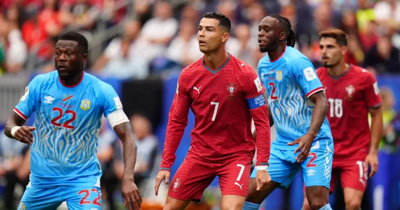 Ronaldo lu Portekiz, Demokratik Kongo ya diş geçiremedi