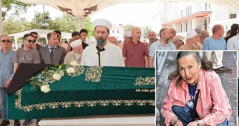 Panter Emel olarak bilinen oyuncu Emel Yıldız son yolculuğuna uğurlandı