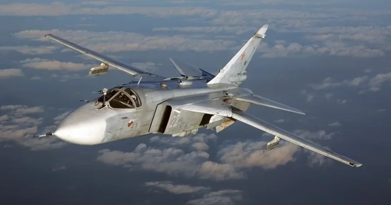Ukrayna da ‘Su 24M’ tipi bombardıman uçağı düştü