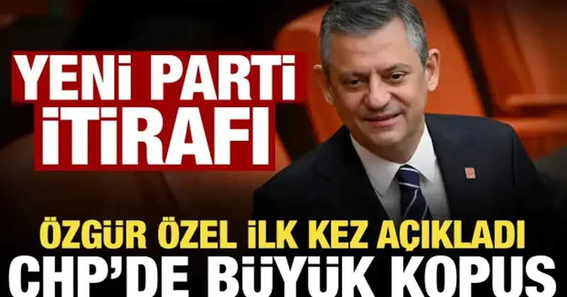 Özgür Özel den yeni parti çıkışı! Masadaki senaryoyu ilk kez açıkladı