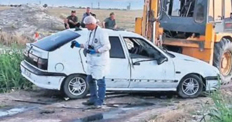 Dereye uçan araçtaki 3 çocuk öldü