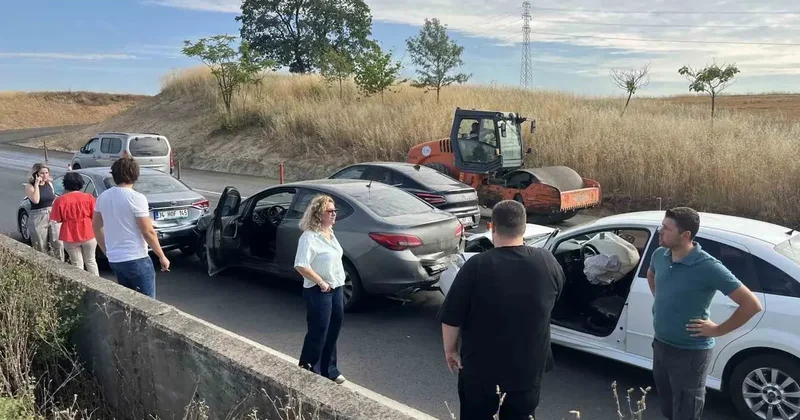 Tekirdağ’da 500 metre arayla iki zincirleme kaza