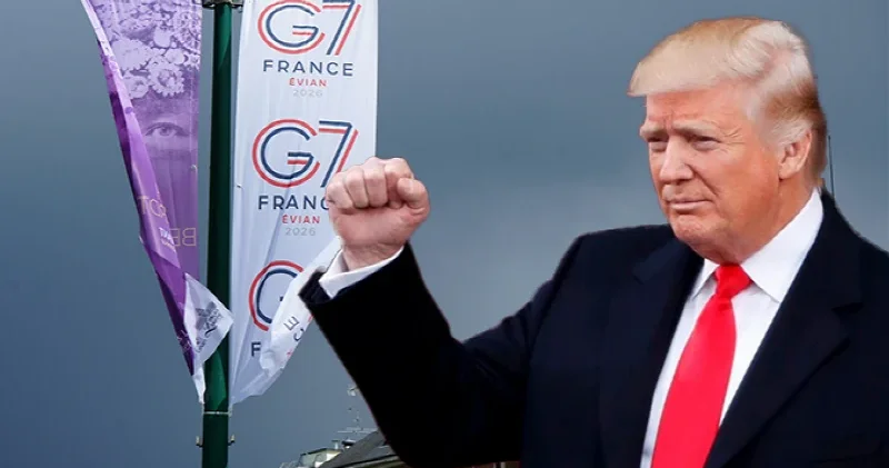 Trump G7 zirvesine 1 saat geç kaldı: Salona girince “Patron benim” dedi Dünya Haberleri