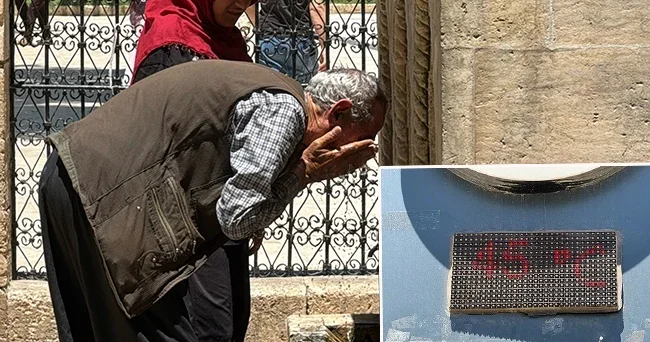 Termometreler 45 dereceyi gösterdi: Kent adeta kavruldu