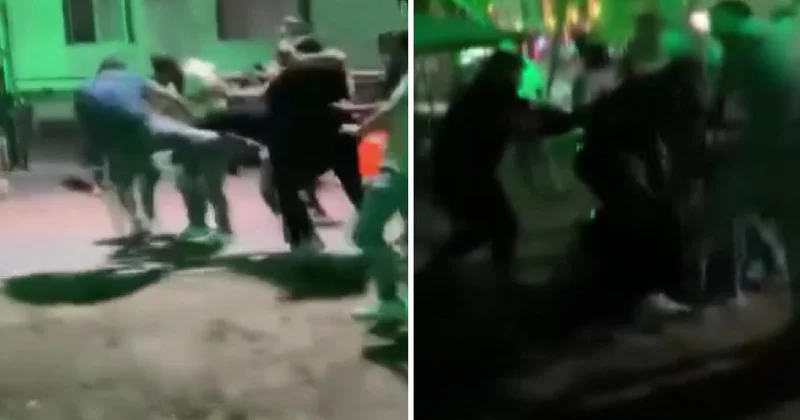 Sincan da Çocuk Kavgasında Aileler Araya Girdi