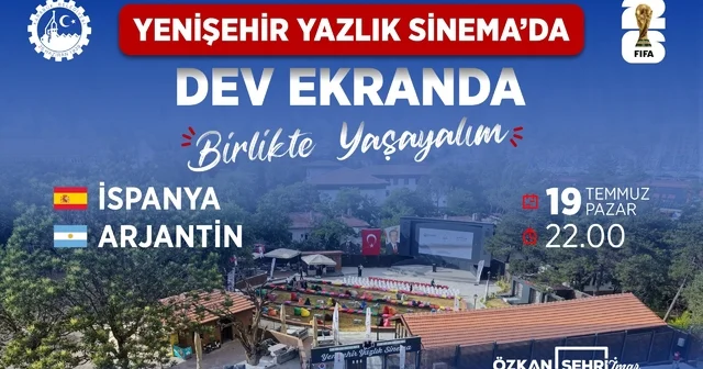 Karabük te dünya kupası finali dev ekranda izlenecek Karabük Haberleri Habertürk Yerel Haberler