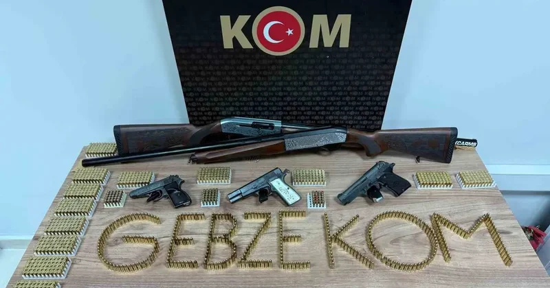 Kocaeli’de operasyon: Bin 513 fişek ele geçirildi