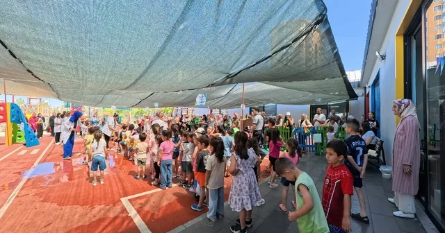 Büyükşehirden çocuklara unutulmaz yaz etkinliği: Çocuk kütüphanesinde su oyunları Kayseri Haberleri Habertürk Yerel Haberler