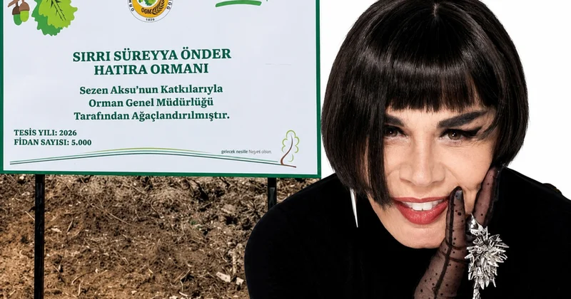 Sezen Aksu’dan vefa örneği! Özkan Uğur ve Sırrı Süreyya Önder için 10 bin fidan