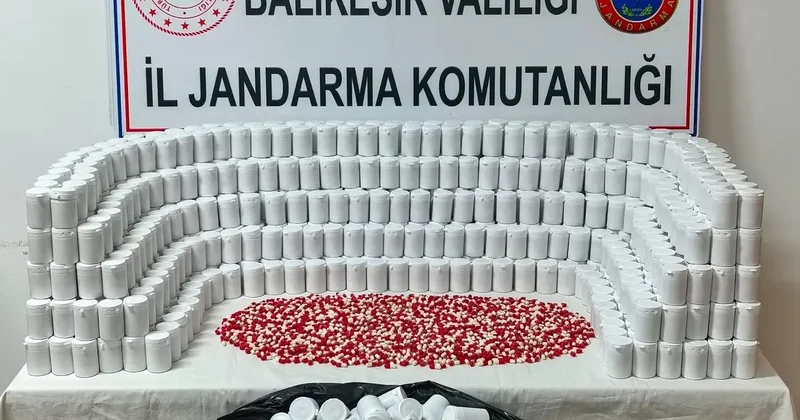 Balıkesir de 78 bin 824 sentetik ecza hap ele geçirildi: 1 kişi tutuklandı