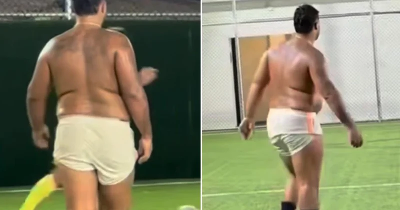 Halı sahada görüntülenen Lvbel C5 in son hali dikkat çekti