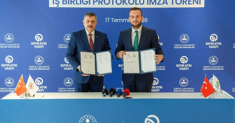 İçişleri Bakanlığı ile Sıfır Atık Vakfı arasında iş birliği protokolü imzalandı