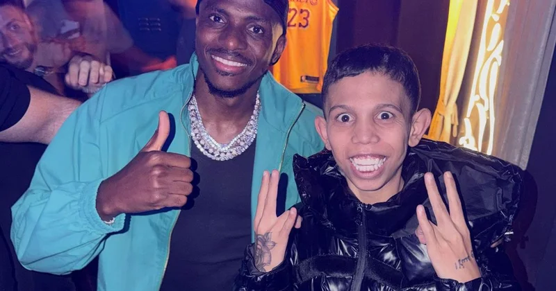 Altın Çocuk Ahmet Sinci, Victor Osimhen ile bir araya geldi