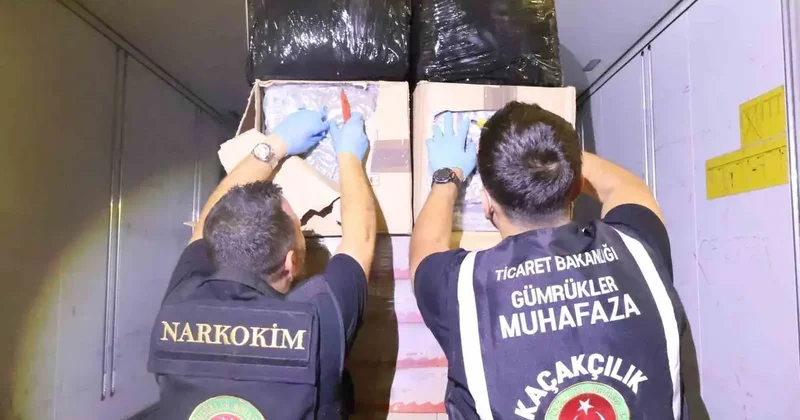 Bakanlık düğmeye bastı: Gümrükte yüksek miktarda uyuşturucu ele geçirildi