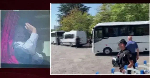Tutuklanan Alihan Kuriş in ilk görüntüleri
