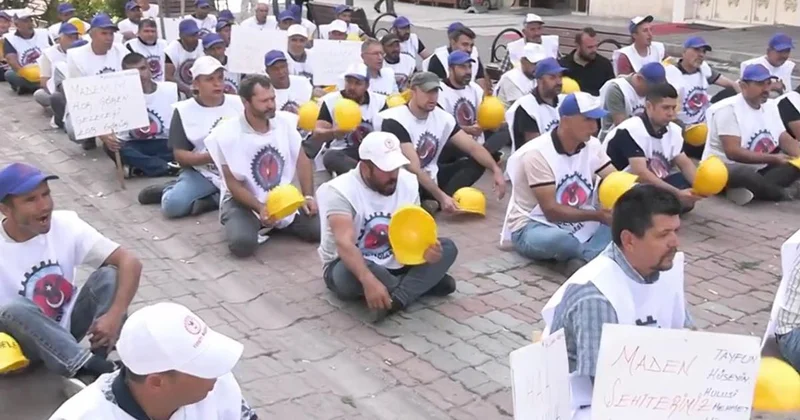 Maden işçilerinden alacak eyleminde gözdağı: Bu hafta ödenmezse eylemlerimiz şiddetlenecek