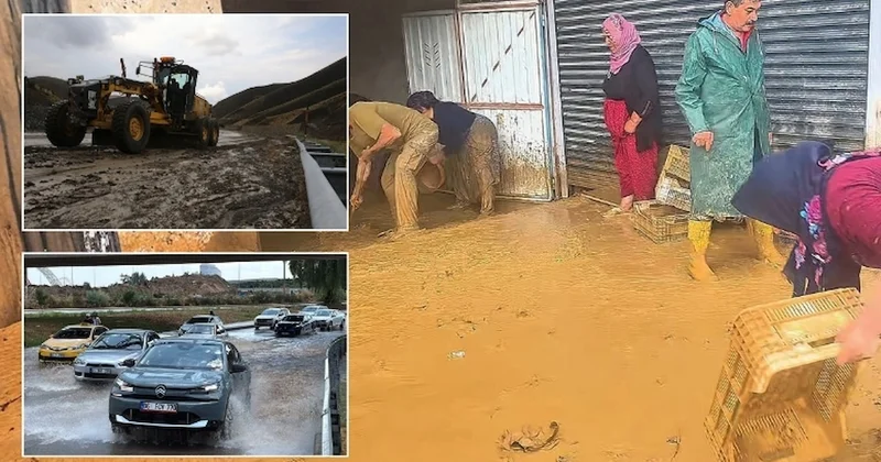 Sağanak 5 ili vurdu: Evler su altında, yollar göle döndü Sözcü Gazetesi