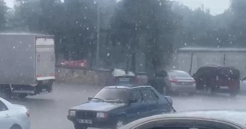 Sivrihisar’da sağanak yağmur etkili oldu